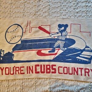 Rare Vintage Cubs Rug